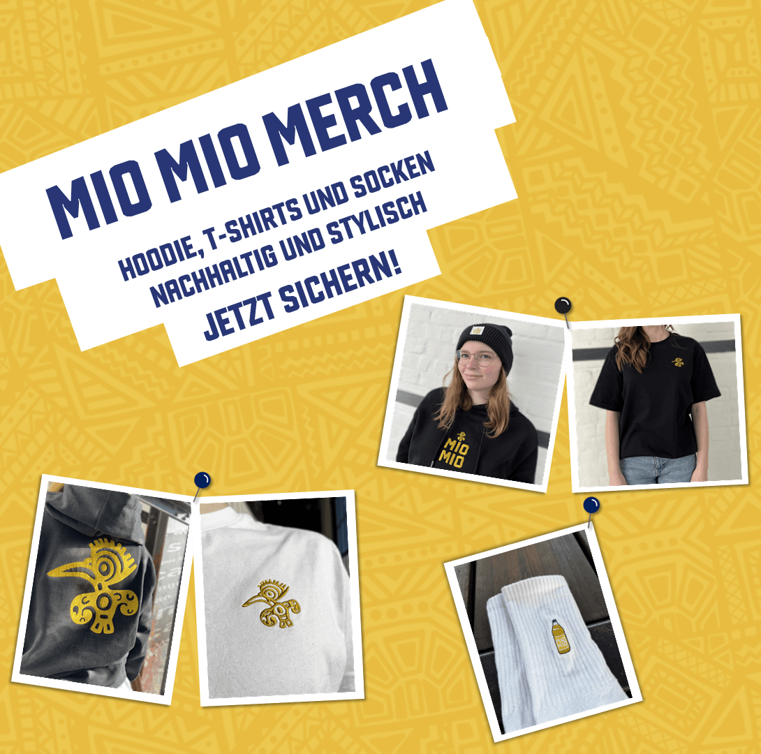 Neuer Mio Mio Merchandise Banner - Hoodie, T-Shirt und Socken