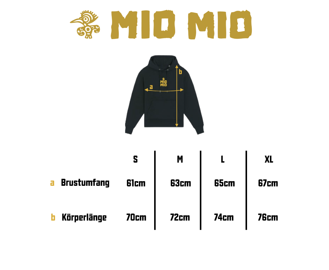 Größentabelle Mio Mio Hoodie Größentabelle Mio Mio Hoodie