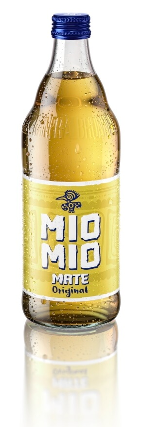 Mio Mio Mate Original in der 0,5L Glas Mehrwegflasche